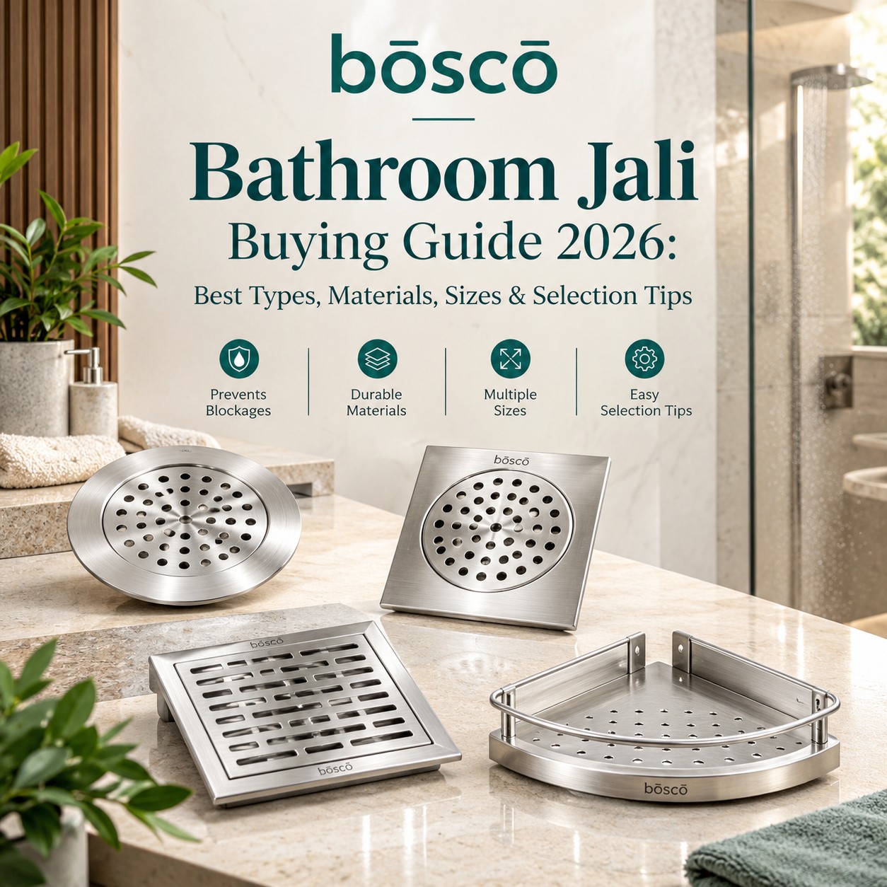 Bathroom Jali Buying Guide 2026: Best Types, Materials, Sizes & Selection Tips