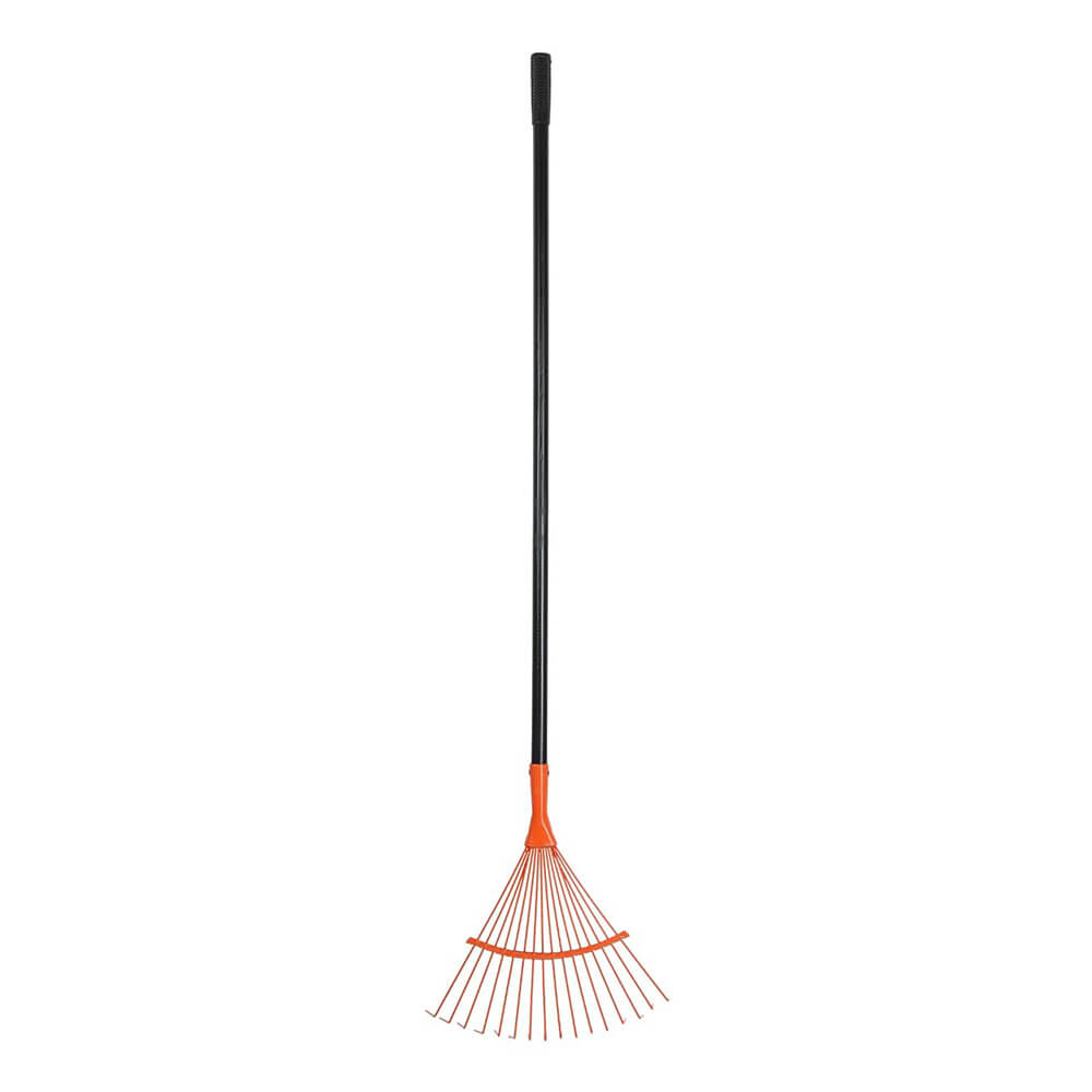 Heavy-Duty Garden Rake with Steel Teeth – 60 Inch Fixed Handle Non-Telescopic Leaf Rake for Lawn, Yard & Garden Cleanup – Durable Metal Construction, Rust-Resistant. Visit the BOSCO Store