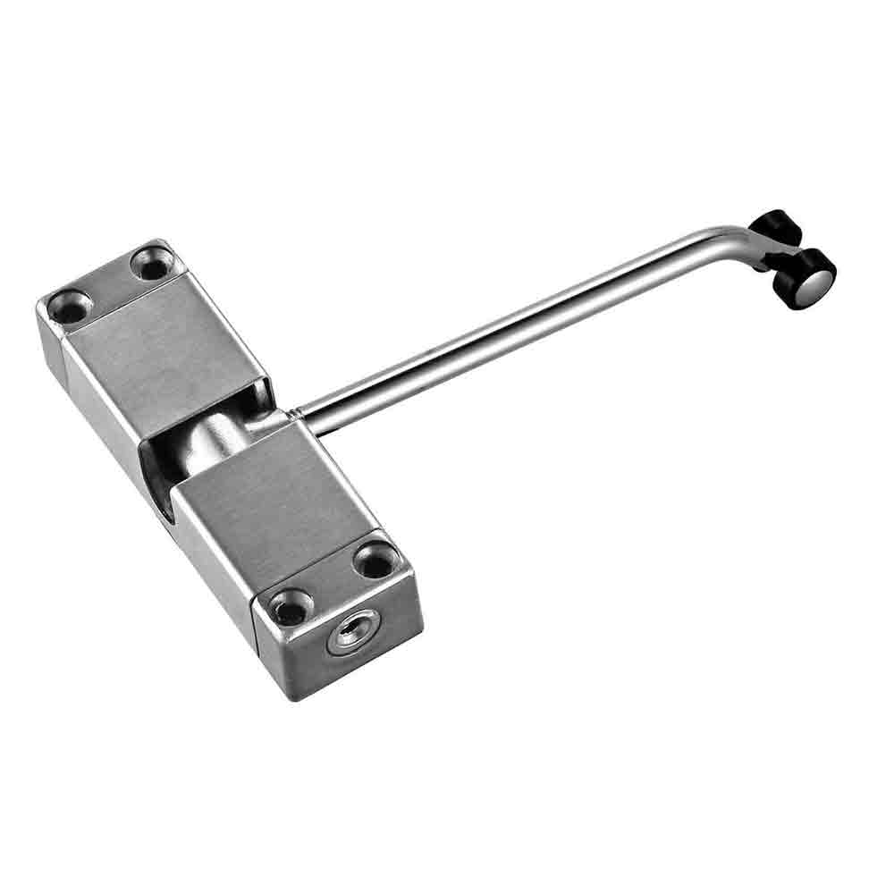 Adjustable Automatic Door Closer for Wooden, Metal & Security Doors | Zinc Alloy Spring Hinge Closer with Silent Operation | Supports Up to 30 Kg | Stainless Steel Finish