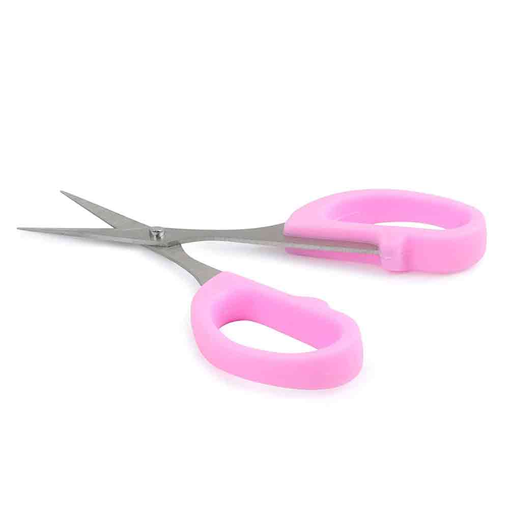 Small Stainless Steel Scissors for Home, Office, Craft, Grooming & Kitchen Use – 4-Inch All-Purpose Sharp Blade Scissor with Ergonomic Handle – Multicolour – Pack of 1